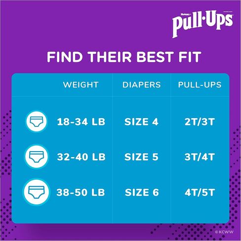 Pull-Ups Cool & Learn Boys' Training Pants, 3T-4T, 66 Ct in Kuwait