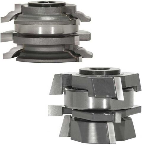 1010 MLCS Shaker Stacked Rail and Stile Shaper Cutter Set, 3/4" Bore in Kuwait