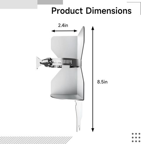Paint Shaker Attachment for Reciprocating Saw, Universal Paint Can Mixer for 2-4 in / 5-10 cm Cans, Stainless Steel, One-Click Adjust, Anti-Slip Toothed Strap, with Gloves in Kuwait