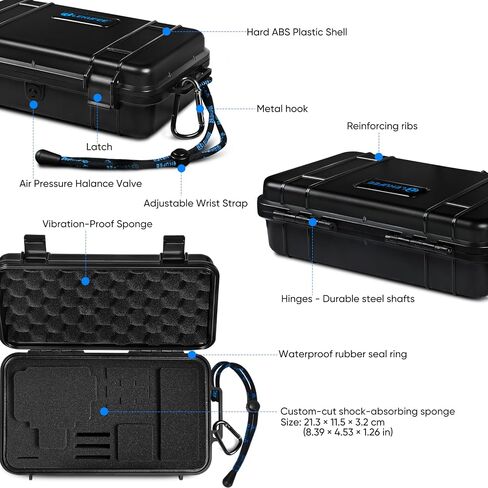 Lekufee Waterproof Hard Case for Xtra Edge Pro/Xtra Edge Camera, and Accessories(Case Only) in Kuwait