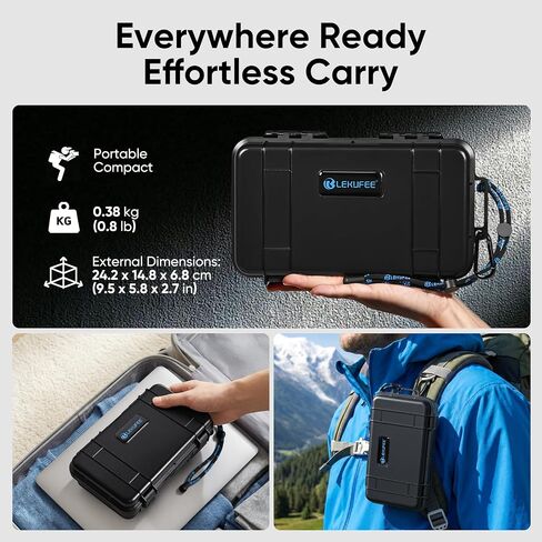 Lekufee Waterproof Hard Case for Xtra Edge Pro/Xtra Edge Camera, and Accessories(Case Only) in Kuwait