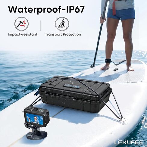 Lekufee Waterproof Hard Case for Xtra Edge Pro/Xtra Edge Camera, and Accessories(Case Only) in Kuwait