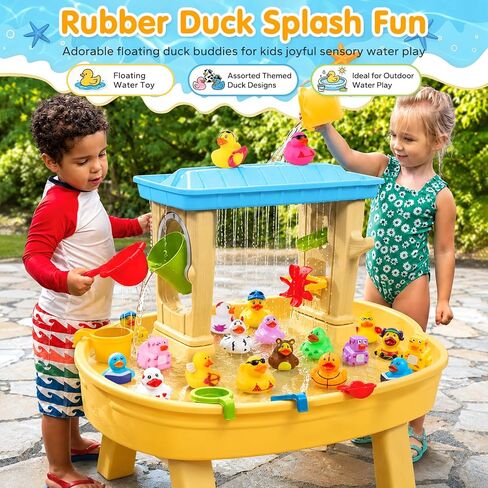 32 Pcs Rubber Ducks, Random Assortment Ducks Bulk for Jeeps Ducking, 2" Mini Rubber Duckies for Baby Toddler Bath Toys, Kids Pool Toys Birthday Gifts Party Favors in Kuwait