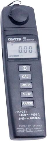 CENTER-337 Digital Light Meter 5 Digital Display Light Range: 0.000~1000fc in Kuwait