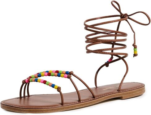 Larroudé Women's x Ciao Lucia Susana Flat Sandals in Kuwait