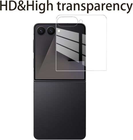 3-pack Tempered Camera Glass Screen Protector, Compatible with Samsung Galaxy Z Flip 8 [Front Screen Only], Scratch-Resistant, Bubble-Free, 9H Hardness in Kuwait