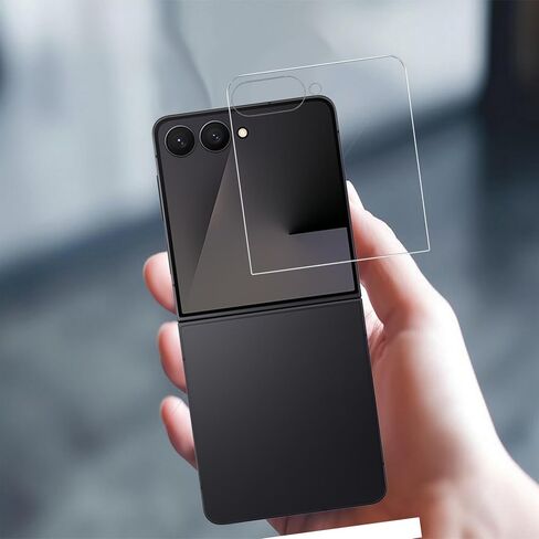 3-pack Tempered Camera Glass Screen Protector, Compatible with Samsung Galaxy Z Flip 8 [Front Screen Only], Scratch-Resistant, Bubble-Free, 9H Hardness in Kuwait