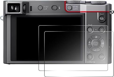 2PCS Screen Protector Compatible with Panasonic DMC-LX100 LX100 II LUMIX ZS99 TZ90 ZS70 FZ85 TZ85 TX1 ZS110 ZS100 TZ100 Leica D-LUX Typ 109 D-LUX 7 Digital Camera Models, Tempered Glass Screen Film in Kuwait