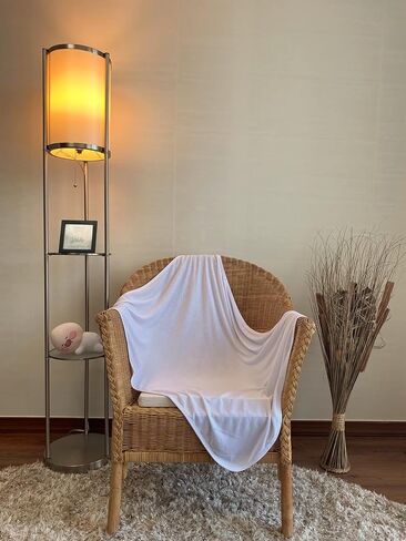 Blank Receiving Blanket for Babies, Customizable Baby Blanket for Embroidery, Printing & Heat Transfer, Soft Stretchy Newborn Blanket, White, 30 x 40 Inch, 1 Pack in Kuwait