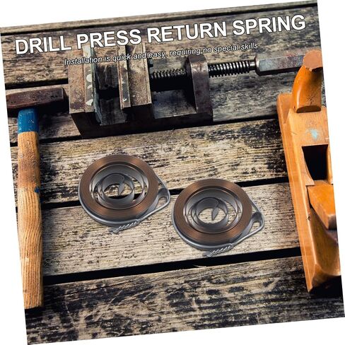 2pcs Drill Press Return Spring Assembly Quill Spring for Easy Installation and Performance Compatible Drilling Machines in Kuwait