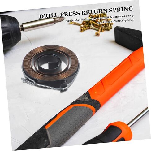 2pcs Drill Press Return Spring Assembly Quill Spring for Easy Installation and Performance Compatible Drilling Machines in Kuwait