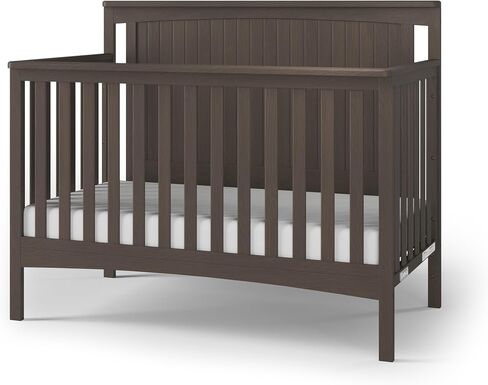 Child Craft Scout 4-in-1 Convertible Crib, Baby Crib Converts to Day Bed, Toddler Bed and Full Size Bed, 3 Adjustable Mattress Positions, Non-Toxic, Baby Safe Finish (Dapper Gray) in Kuwait