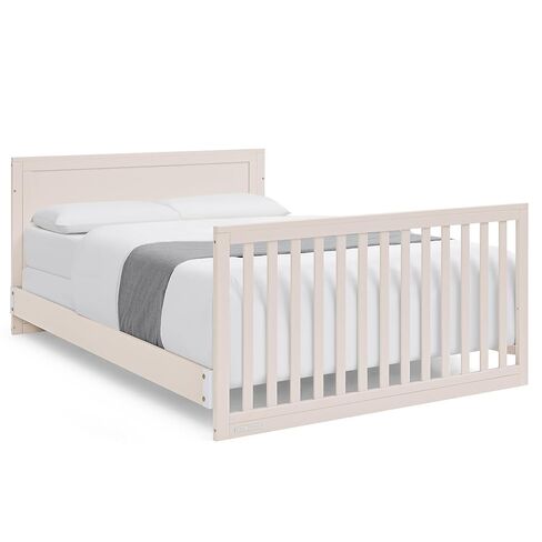 Delta Children Lola 6-in-1 Convertible Crib - Converts from Baby Crib to Toddler Bed, Daybed, Sofa Bed and Full-Size Bed with and Without Footboard, Fits Standard Full-Size Crib Mattress, Soft Beige in Kuwait