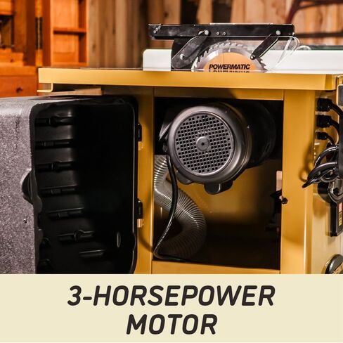 Powermatic 10-Inch Table Saw, Router Lift, 50-Inch Rip, 3 HP, 230V 1Ph (Model PM2000B) in Kuwait
