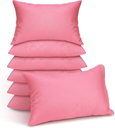 Kigley 6 Pack Mini Pillow Bulk Small Pillows 14"x9" Soft Travel Nap Pillow for Daycare Nap Time Pet Neck Lumbar (Multicolor) in Kuwait