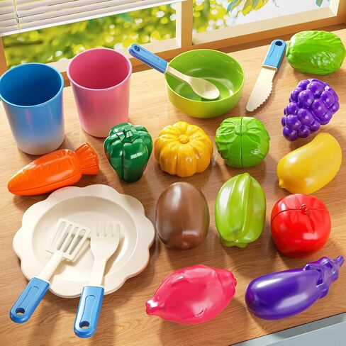 JUKUDAHU Play Sink with Running Water, Play Kitchen Toys Sink for Kids 3 4 5 6 7 Years Old, Electrical Dishwasher, Color Changing Kitchen Accessories, Dishes Games, Gifts for Toddlers 3-5 in Kuwait