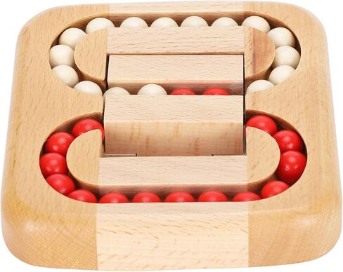 Planar Ball Wooden Toy, Bead Maze Puzzle Game for Brain Teaser Logic Development, with Beech Wood Stress Relief for Kids Adults in Kuwait