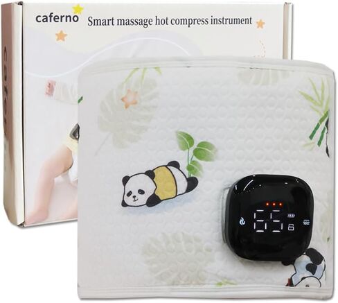 Relief for Infant Colic and Gas - Rechargeable Smart Heated Abdominal Belt with Vibration Function, Relieves Bloating and Stomach Discomfort | Rechargeable Electronic Smart Heat Compressor, 3 Heat Settings, 5 Massage Settings in Kuwait