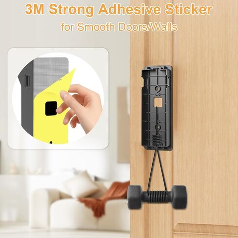No-Drill Adhesive Mount - 2026 New Upgraded for Ring Battery Doorbell/Plus/Pro (2nd Gen-Newest Model), Camera Door Mounting Holder Bracket Accessories Easy Installation for Apartments Office Houses in Kuwait