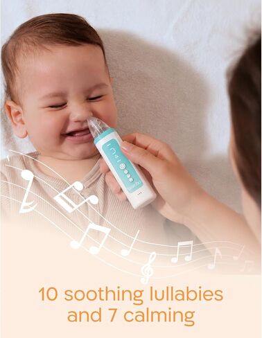 Easy Nose Electric Nasal Aspirator Baby Adjustable Suction Kit - Electric Nose Sucker for Baby Soft Silicone Tips, LED Display, USB-C Rechargeable, Portable Snot Sucker for Toddlers & Infants in Kuwait