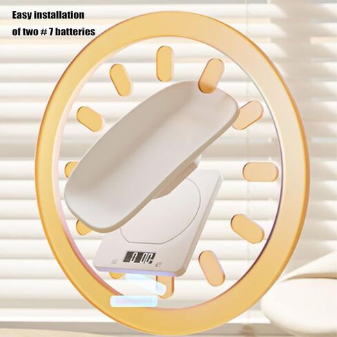 Accurate Weighing Scale Portable Pet for Newborns Cats and Dogs with Clear LCD and Hanging Storage Small Animal in Kuwait