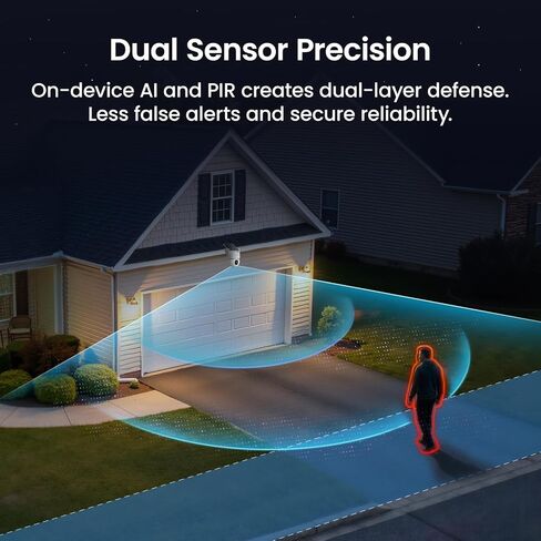 aosu SolarCam D1 Max, 4K Solar Security Cameras Outdoor Wireless, 360° Pan & Tilt Coverage, Auto Tracking, Color Night Vision, Local Storage, No Subscription Required in Kuwait