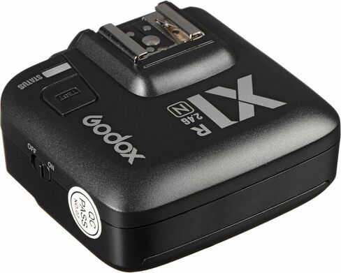 Godox Flash X1R-N TTL Wireless Flash Receiver for Nikon, 2.4GHz Godox X System Receiver with TTL, Manual Flash Control, High-Speed Sync up to 1/8000s, Compact Design for Studio and Location Use in Kuwait