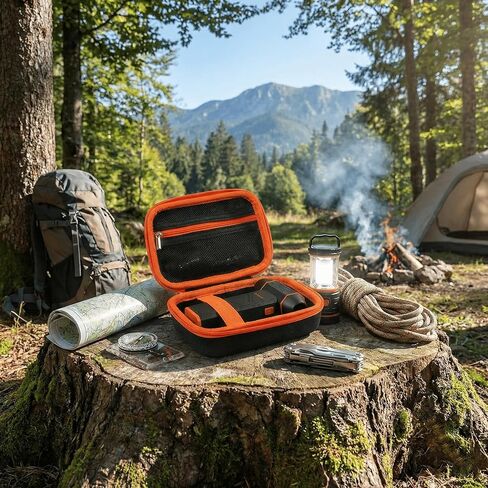 Case for WOLFBOX MF50/VASSON/ZOAIVR Electric Air Duster, Travel Portable Hard Storage Bag (Case Only) (Black+Orange) in Kuwait