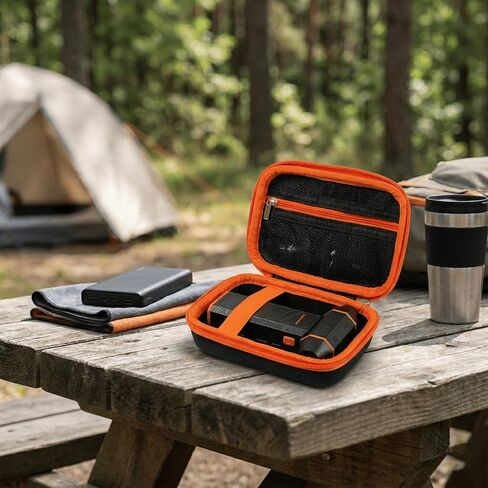 Case for WOLFBOX MF50/VASSON/ZOAIVR Electric Air Duster, Travel Portable Hard Storage Bag (Case Only) (Black+Orange) in Kuwait