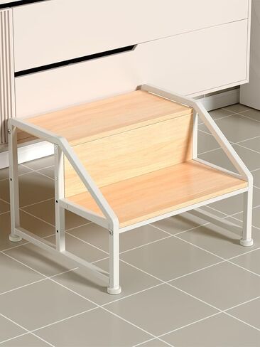 VBABY Toddler Step Stool for Kids, 2-in-1 Convertible Step Stool, Non-Slip Kids Potty Training Stool, Sturdy Wooden Step Stool for Bathroom, Kitchen & Sink in Kuwait