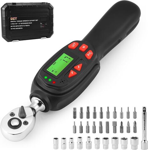 1/2" Offset Extension Wrench, Impact Ratchet Extender for Electric Drill with 6 Adapters & Sockets(3/8" 1/4" 1/2" )& 1/2'' Impact Adapter, High Torsion Wrench Set Slim Design for Tight Narrow Spaces in Kuwait