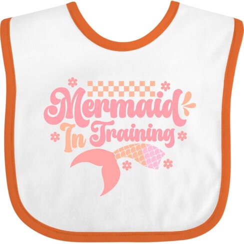 inktastic Mermaid in Training Baby Bib in Kuwait