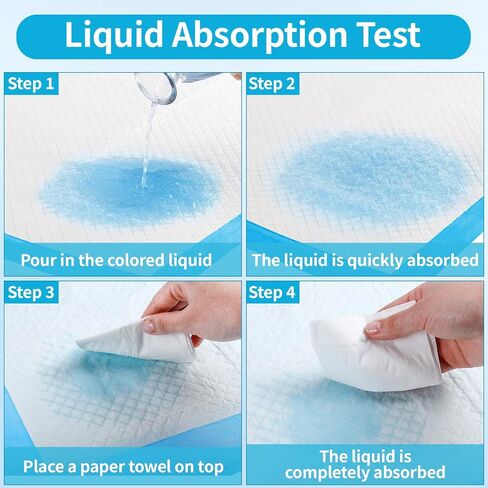 Disposable Changing Pads, 100 Pack 13x18 inch Waterproof Absorbent Leak Proof Breathable Underpads for Baby, Adults & Pets in Kuwait