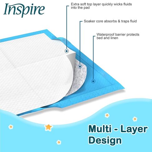 Inspire Dimples Baby Diaper Changing Pads (300) in Kuwait