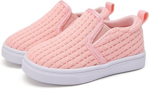 BMCiTYBM Baby First Walking Shoes & Infant Sneakers - Non-Slip Rubber Sole for Indoor Outdoor Breathable Mesh Slip-on for Boys Girls 6-24 Months in Kuwait