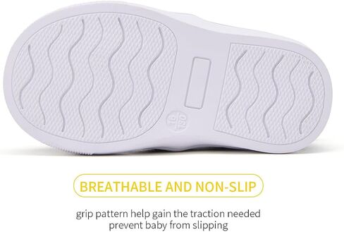 BMCiTYBM Baby First Walking Shoes & Infant Sneakers - Non-Slip Rubber Sole for Indoor Outdoor Breathable Mesh Slip-on for Boys Girls 6-24 Months in Kuwait