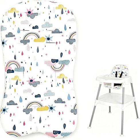 High Chair Cover Replacement Compatible with Evenflo, Soft Cushion with Anti-Slip Pad. in Kuwait