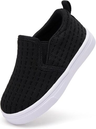 BMCiTYBM Baby First Walking Shoes & Infant Sneakers - Non-Slip Rubber Sole for Indoor Outdoor Breathable Mesh Slip-on for Boys Girls 6-24 Months in Kuwait