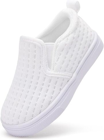 BMCiTYBM Baby First Walking Shoes & Infant Sneakers - Non-Slip Rubber Sole for Indoor Outdoor Breathable Mesh Slip-on for Boys Girls 6-24 Months in Kuwait