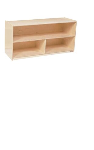 Wood Designs Mobile 23.5" H Three Section Wooden Versatile Storage Unit for Kids Room, Classroom in Kuwait