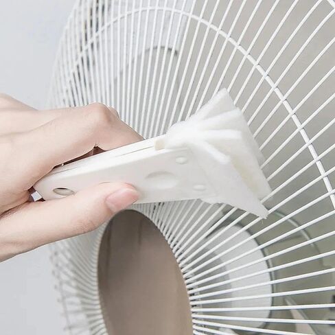 1pc Multi-Functional Fan Cleaning Brush，Keyboard Gap, Plastic Soft Dusting Brush，Cleaning Tools, Supplies in Kuwait