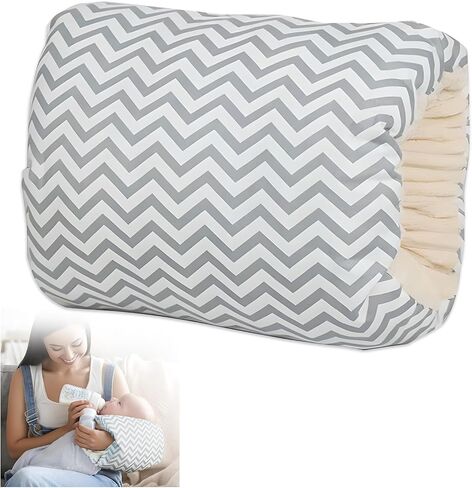 Cozy Cradle Pillow, Cozy Cradle Arm Pillow, Baby Nursing Pillow Head Support Pillow for Breastfeeding Bottle Feeding (Light Grey Crown) in Kuwait
