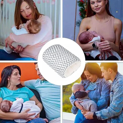 Cozy Cradle Pillow, Cozy Cradle Arm Pillow, Baby Nursing Pillow Head Support Pillow for Breastfeeding Bottle Feeding (Light Grey Crown) in Kuwait