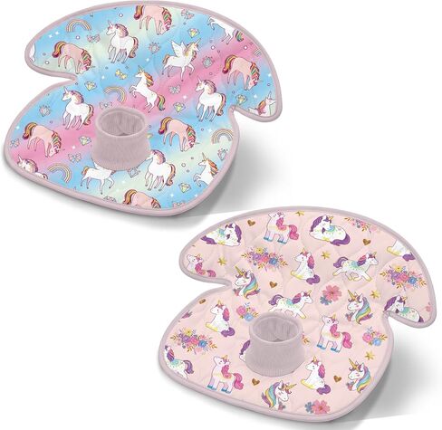 Unicorns Car Seat Protector for Potty Training, 2 Pack, Pink | Waterproof Car Seat Liner Potty Toilet Training Cover for Baby Infant Toddler, Piddle Pad Cover Mat for Strollers & Carseat in Kuwait