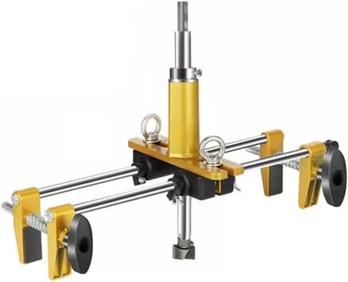 Solid Wood Mortiser Machine 430mm, 10mm Chuck, 35-100mm Door Thickness, Includes 3 Tungsten Steel Blades for Lock Mortise Cutting (B) in Kuwait