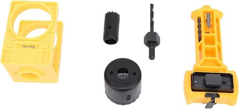 WALFRONT Door Lock Installation Kit Mortiser Tool with Square Round Blades Top Chisel for 1-3/8in 1-/2in -3/4in Doors 2-/8in 2-/4in Frames in Kuwait