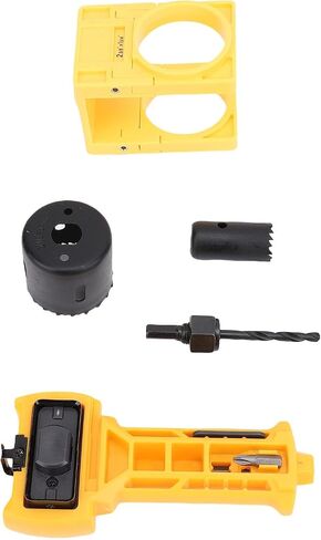 WALFRONT Door Lock Installation Kit Mortiser Tool with Square Round Blades Top Chisel for 1-3/8in 1-/2in -3/4in Doors 2-/8in 2-/4in Frames in Kuwait