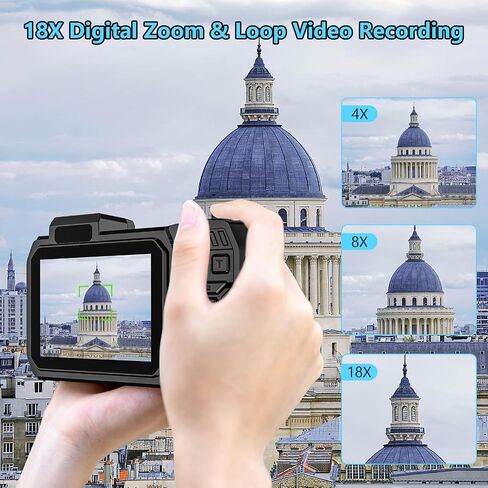 UHD 8K 70MP Floatable Underwater Camera, 33FT WiFi Waterproof Digital Camera Auto Focus Dual-Screen Selfie, 18X Zoom 2500mAh Battery with 32GB Card for Snorkeling in Saudi Arabia