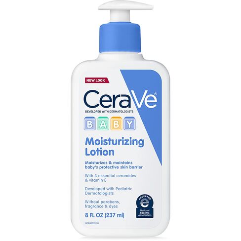 CeraVe Baby Wash & Shampoo | 2-in-1 Tear-Free Baby Wash, Paraben & Baby Cream | Gentle Moisturizing Cream with Ceramides & Baby Lotion | Gentle Baby Skin Care with Ceramides in Kuwait