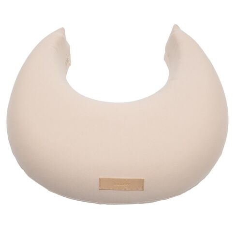 Natural Breastfeeding Pillow, Nursing and Posture Support, Plant Based Cushion with Organic Cotton Removable Cover (Natural) in Kuwait